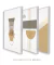 Conjunto 3 Quadros Decorativos - Abstratos Crômio - comprar online