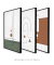 Conjunto 3 Quadros Decorativos Abstratos - Oleiro - comprar online