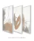 Conjunto 3 Quadros Decorativos - Abstratos Pinceladas Refit B, Sense A, Retif A - comprar online