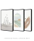 Conjunto 3 Quadros Decorativos - Casal e 2 Dogs, Mar Suave, Sense A na internet