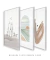Conjunto 3 Quadros Decorativos - Casal e 2 Dogs, Mar Suave, Sense A na internet