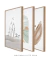 Conjunto 3 Quadros Decorativos - Casal e 2 Dogs, Mar Suave, Sense A - Larissa Ferreira Art Quadros