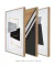 Conjunto 3 Quadros Decorativos - Cimentizze, Remate Noir I, Cimentizze Black - Larissa Ferreira Art Quadros