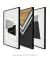 Conjunto 3 Quadros Decorativos - Cimentizze, Remate Noir I, Cimentizze Black - comprar online