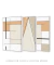 Conjunto 3 Quadros Decorativos - Geométrico Cortês I e II, Cortês Triangular - Larissa Ferreira Art Quadros