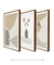 Conjunto 3 Quadros Decorativos - Inerente F, Folhas Secas e Inerente G