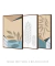 Imagem do Conjunto 3 Quadros Decorativos - Olhar Azul I e II, Ramos I