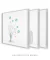 Conjunto 3 Quadros Decorativos - Quietude, Ramos I, Rosa Linha - Q - comprar online