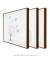 Imagem do Conjunto 3 Quadros Decorativos - Quietude, Ramos I, Rosa Linha - Q