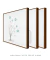 Conjunto 3 Quadros Decorativos - Quietude, Ramos I, Rosa Linha - Q - loja online