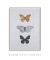 Quadro Decorativo Borboleta de Noir - Larissa Ferreira Art Quadros