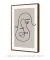 Quadro Decorativo Line Art Expressão 04