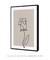 Quadro Decorativo Line Art Rosa Flor - Larissa Ferreira Art Quadros