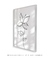 Quadro Decorativo Minimalista Linha Flor II na internet