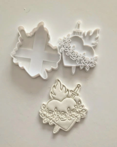 Kit Sello Inmaculado corazón de María - CutterMakers - comprar online