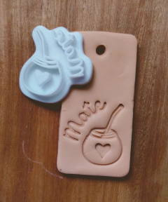 Sello Mate corazón - CutterMakers