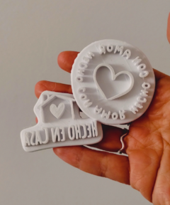 Kit de sellos en casa y con amor - CutterMakers