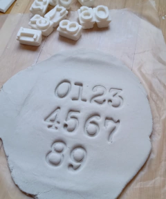 Kit Sellos Números 03 - CutterMakers - comprar online