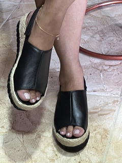 Sandália fletforman preta - comprar online