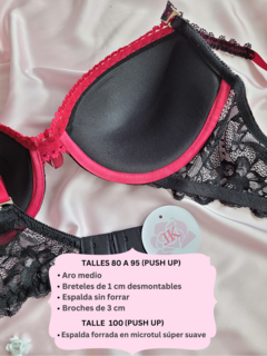 Conjunto Amour (push up + regulable less) - Rococo JK