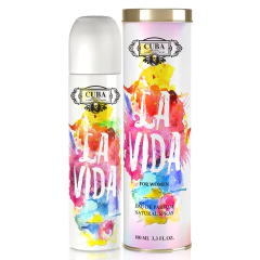 CUBA LA VIDA 100ml - PERFUME FEMININO - CUBA PARFUMS DES CHAMPS