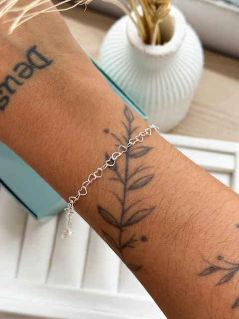 Pulseira Corações Vazados - comprar online