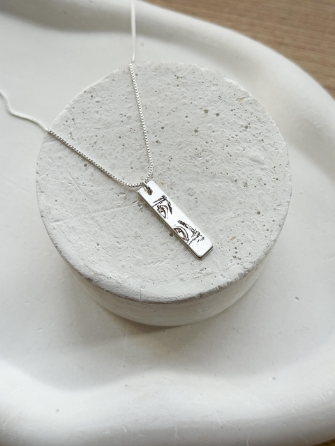 Colar Personalizado à Laser Olhar + Música Spotify (LEIA A DESCRIÇÃO) - comprar online