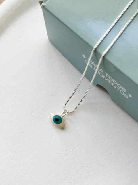 Colar Olho Grego Oval - comprar online