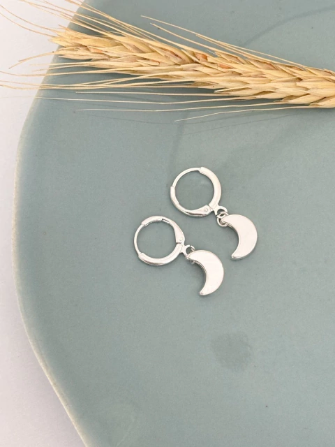 Argolinha Tranqueta Lua Grossinha