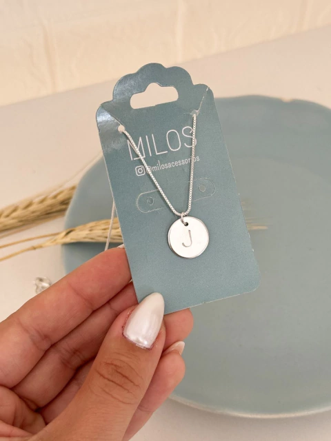 Colar Pingente Personalizável Círculo