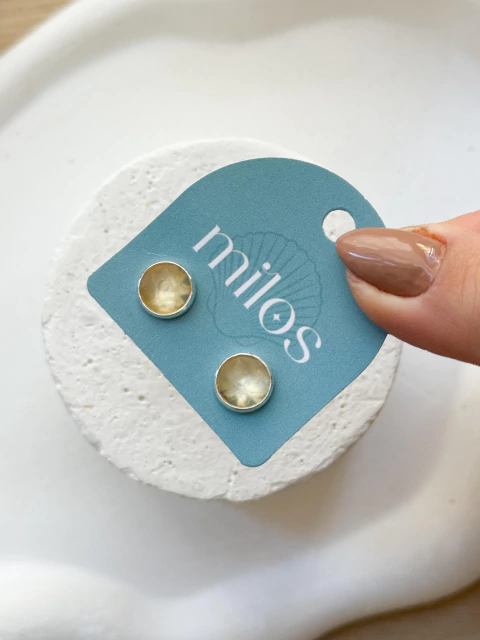 Brinco Ponto de Luz Âmbar