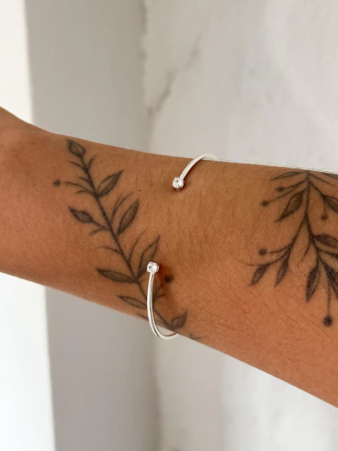 Bracelete Pontas Cubinhos de Zircônia - comprar online