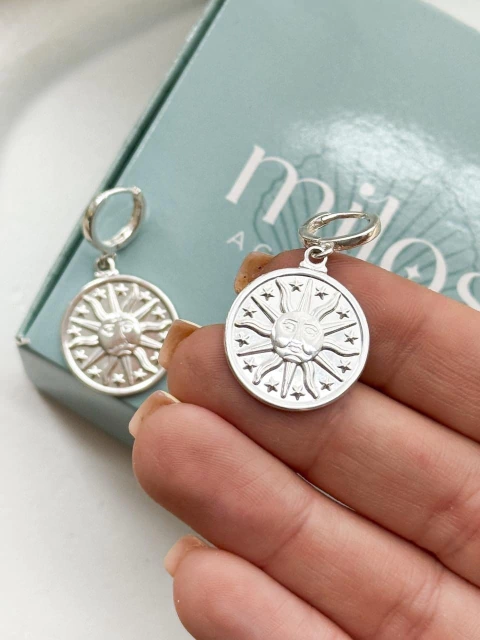 Argolinha Tranqueta Medalha Mística - comprar online