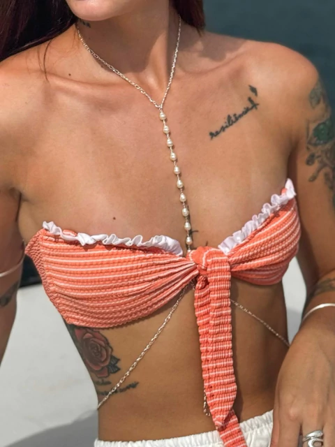 Body Chain Pérolas Barrocas - comprar online