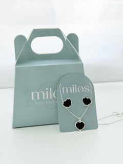 Conjunto Coração Preto - comprar online