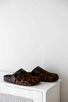 PREVENTA Zueco Lena | Pelo Leopardo - Reservá los tuyos, recibilos a partir del 22.04