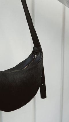 Imagen de Mini Bag Nuria | Cuero Pelo Negro
