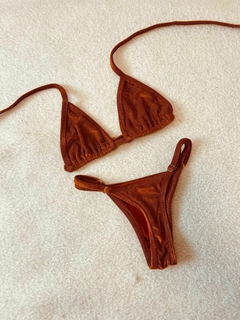 Conjunto Basic marquinha terracota vellour na internet