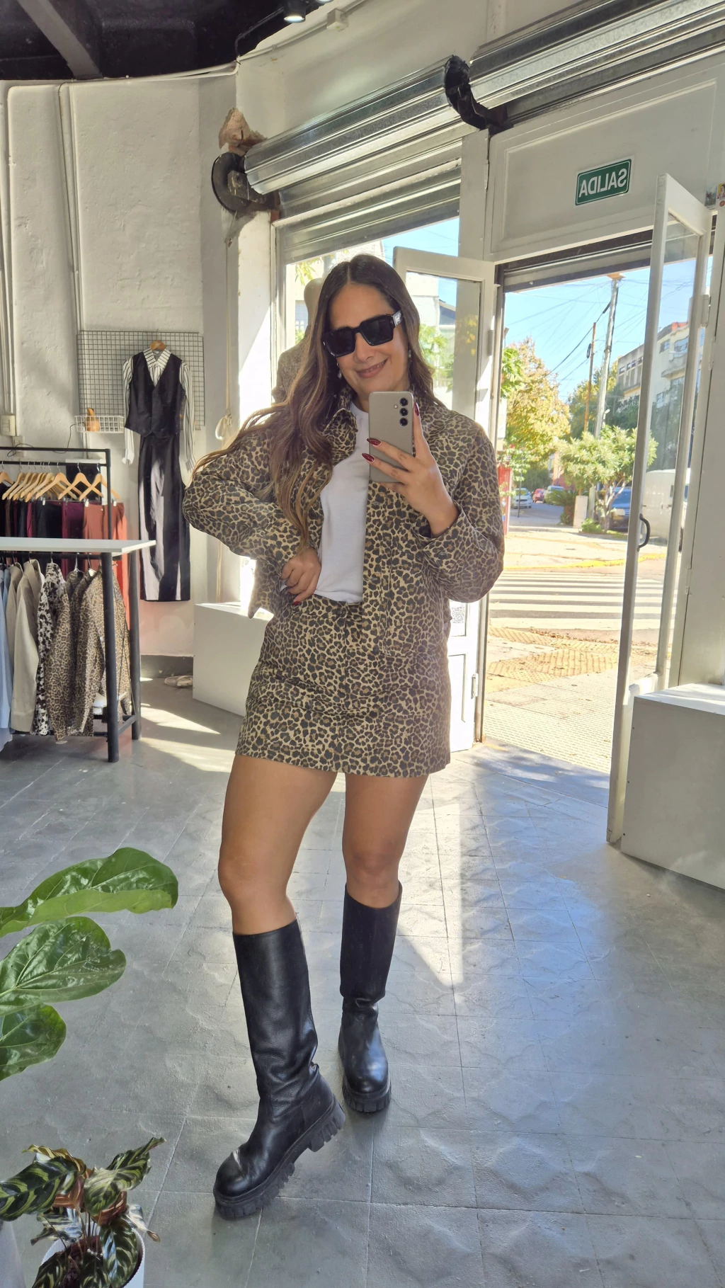 FALDA SHORT ANIMAL PRINT