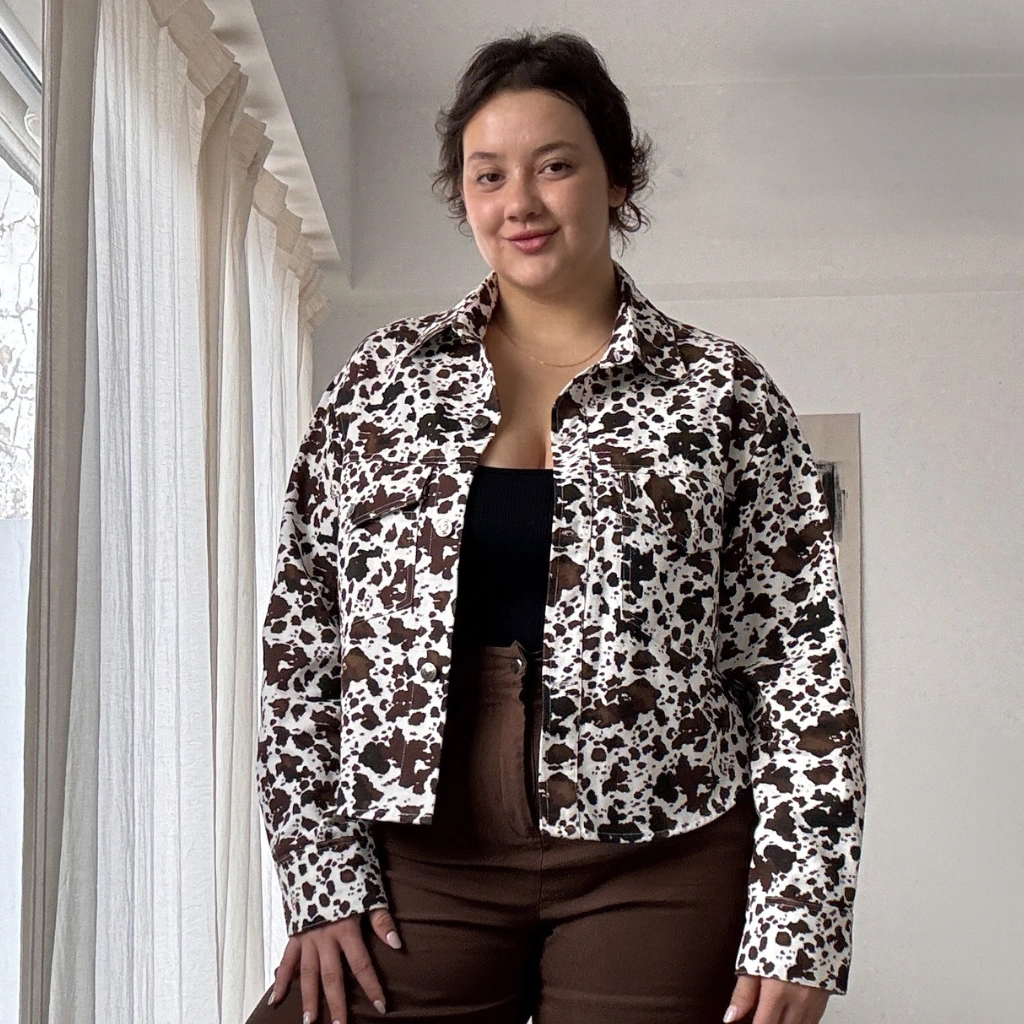 CAMPERA COW PRINT