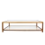 Mesa de Centro Slim Vidro Retangular