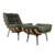 Poltrona Costela Lona Stone Washed Verde Oliva - loja online