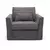 Poltrona Marambaia com capa sarja cinza - comprar online