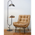 Poltrona Costela Couro Camel - comprar online