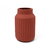 Vaso Cerâmica Coral Canelado