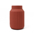 Vaso Cerâmica Coral Canelado - comprar online