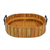 Bandeja em Madeira Oval Ripada - comprar online