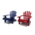 Mini Cadeira Ripada Adirondack Azul - comprar online