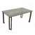 Mesa de Jantar Jogo da Velha Viroc e Corten - comprar online