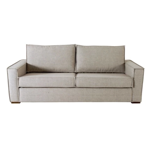 Sofá Napoles Linho Misto Cinza - comprar online